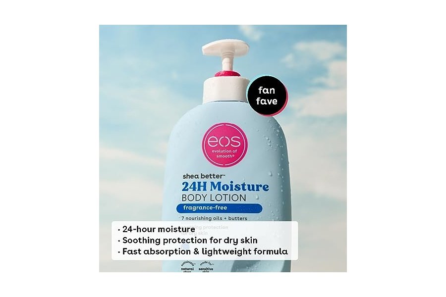 Loción corporal Eos Shea Better - Sin fragancia, hidratación de 24 horas, 16 onzas líquidas - Image 3