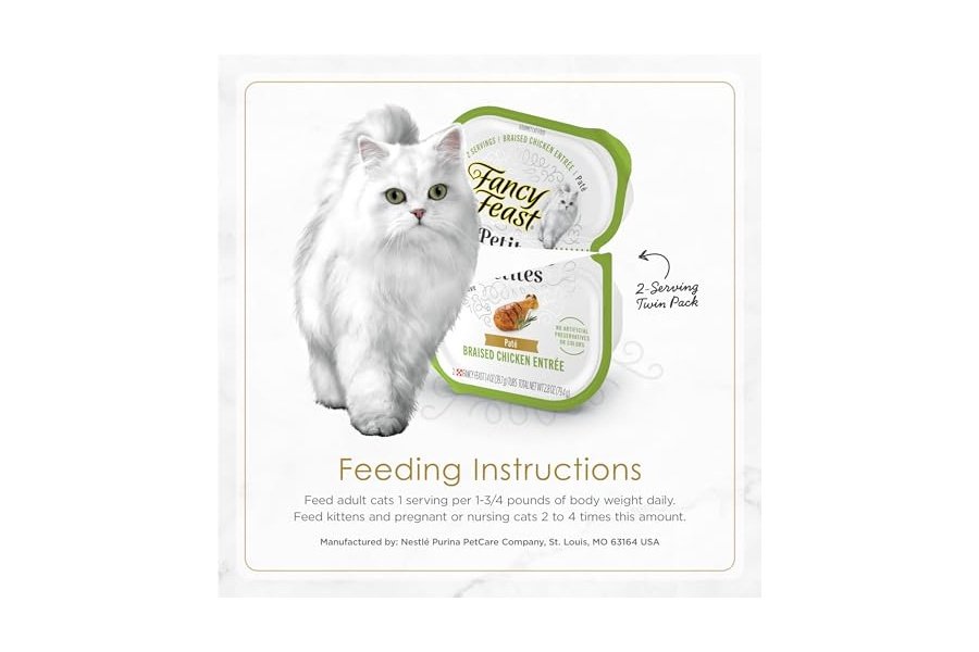 Alimento húmedo para gatos Purina Fancy Feast Gourmet, paquete variado, colección Petites Pate, envases desmoldables, 48 ​​raciones - (Paquete de 24) envases de 76 g - Image 8