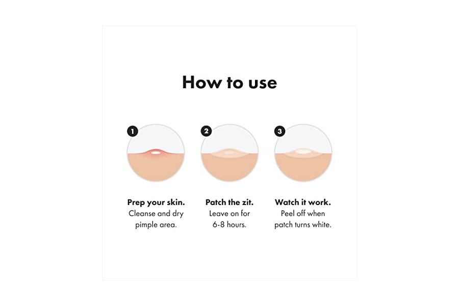 Parche original Mighty Patch™ de Hero Cosmetics: parche hidrocoloide para el acné y las espinillas, ideal para cubrir granos e imperfecciones en el rostro y la piel. Apto para veganos y no probado en animales (36 unidades). - Image 6