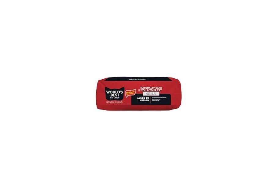 LA MEJOR ARENA PARA GATOS DEL MUNDO. Sin perfume para varios gatos, 7 kg. Ingredientes naturales, aglomeración rápida, desechable por el inodoro, 99 % libre de polvo y fabricada en EE. UU. Control de olores duradero y fácil de recoger. - Image 10