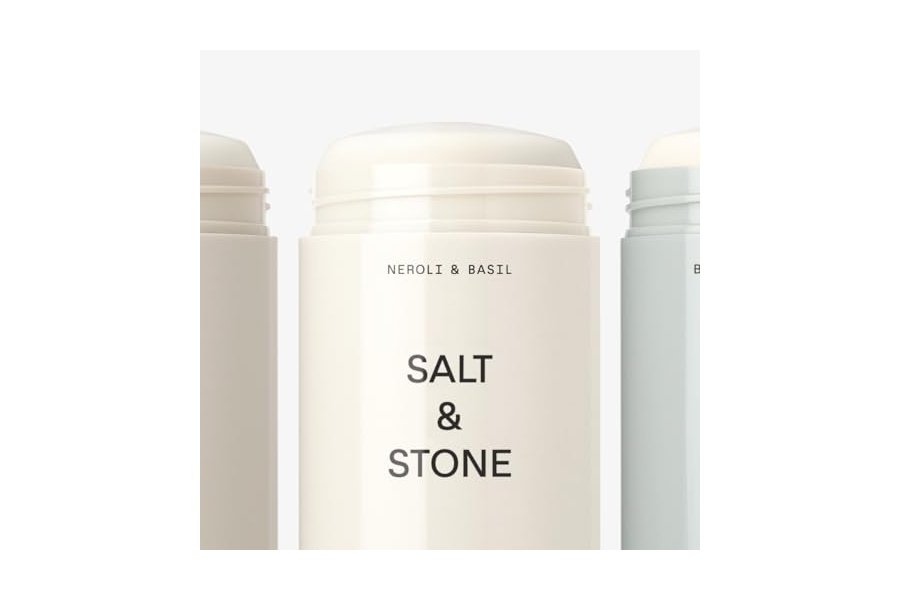 Desodorante SALT & STONE | Desodorante natural extrafuerte para mujer y hombre | Sin aluminio, con extractos de algas, manteca de karité y probióticos (trío) - Image 6