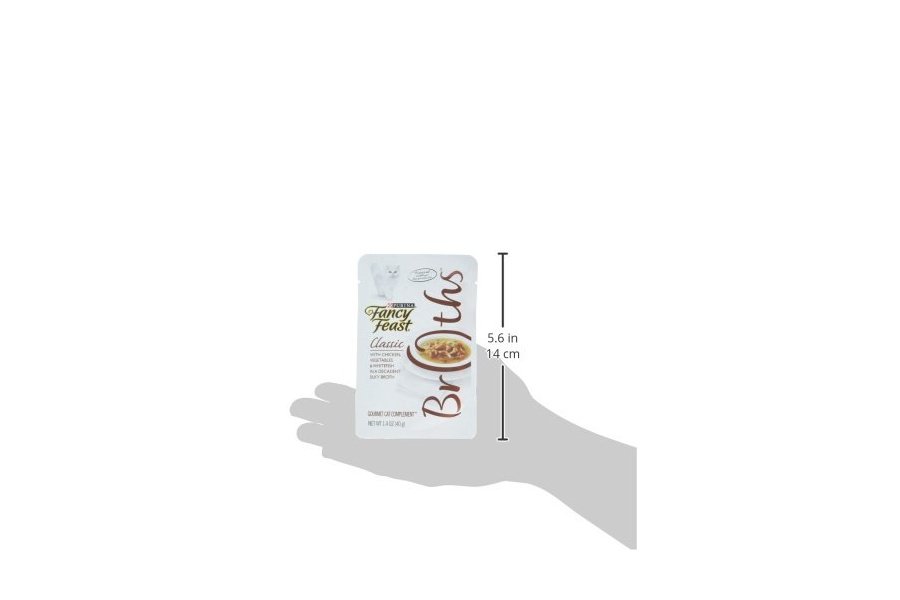 Alimento húmedo para gatos Purina Fancy Feast para lamer, con caldo, pollo, verduras y pescado blanco - (paquete de 16) sobres de 45 g - Image 3