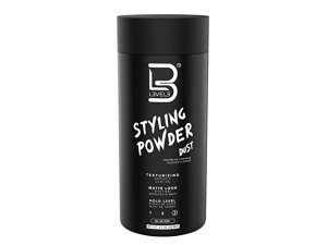 Polvo para peinar L3 Nivel 3 - Polvo para hombres de aspecto natural - Fácil de aplicar, sin aceite ni residuos grasos (Grande - 60 gramos)
