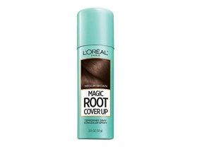 Corrector en aerosol Magic Root Cover Up Gray de L’Oréal Paris, marrón medio, 56 ml (el envase puede variar)