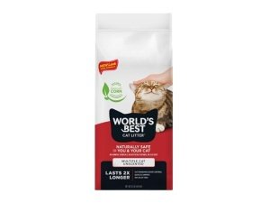 LA MEJOR ARENA PARA GATOS DEL MUNDO. Sin perfume para varios gatos, 14 kg. Ingredientes naturales, aglomeración rápida, desechable por el inodoro, 99 % libre de polvo y fabricada en EE. UU. Control de olores duradero y fácil de recoger.
