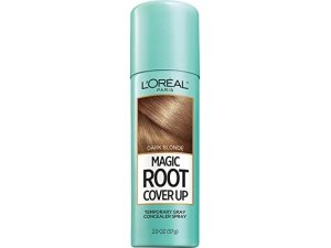 Corrector en aerosol Magic Root Cover Up Gray de L'Oréal Paris para rubio oscuro, 2 oz (el empaque puede variar)