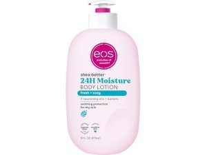 Loción corporal Eos Shea Better: fresca y reconfortante, hidratación durante 24 horas, ligera y no grasa, elaborada con karité natural, vegana, 473 ml (paquete de 1)
