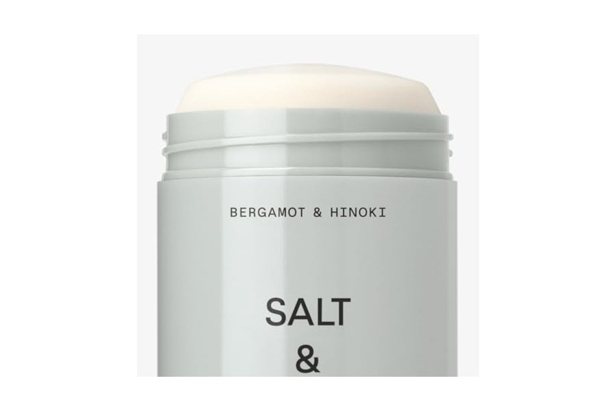 Desodorante SALT & STONE | Desodorante natural extrafuerte para mujeres y hombres | Sin aluminio, con extractos de algas, manteca de karité y probióticos (bergamota y hinoki) - Image 7