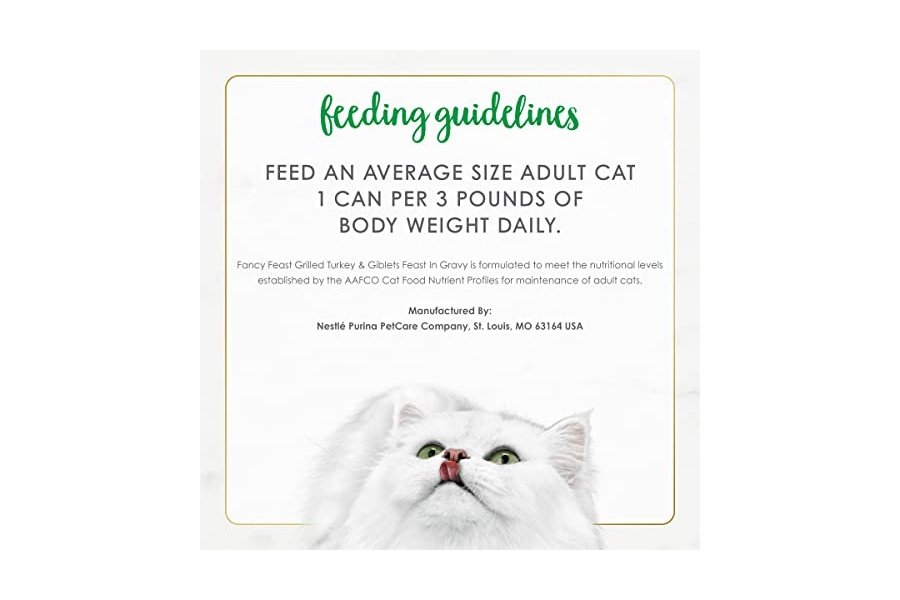 Purina Fancy Feast - Alimento húmedo a la parrilla para gatos con pavo y menudillos, en salsa - (Paquete de 24) latas de 85 g - Image 8