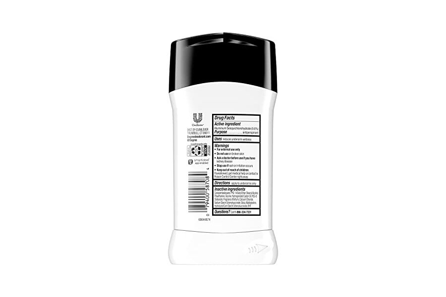 Desodorante antitranspirante Degree Men UltraClear negro + blanco. Protección contra el sudor y el mal olor durante 72 horas para hombres con tecnología MotionSense. 78 g (paquete de 4). - Image 2