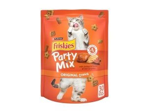 Premios para gatos Purina Friskies, Party Mix Original Crunch - Bolsa de 894 g