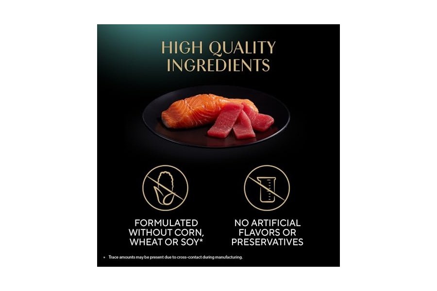 Alimento húmedo para gatos Sheba Perfect Portions, con cortes en salsa, paquete variado, con atún y salmón sostenibles, 77 g, bandejas dobles (12 unidades, 24 porciones) (paquete de 2) - Image 4