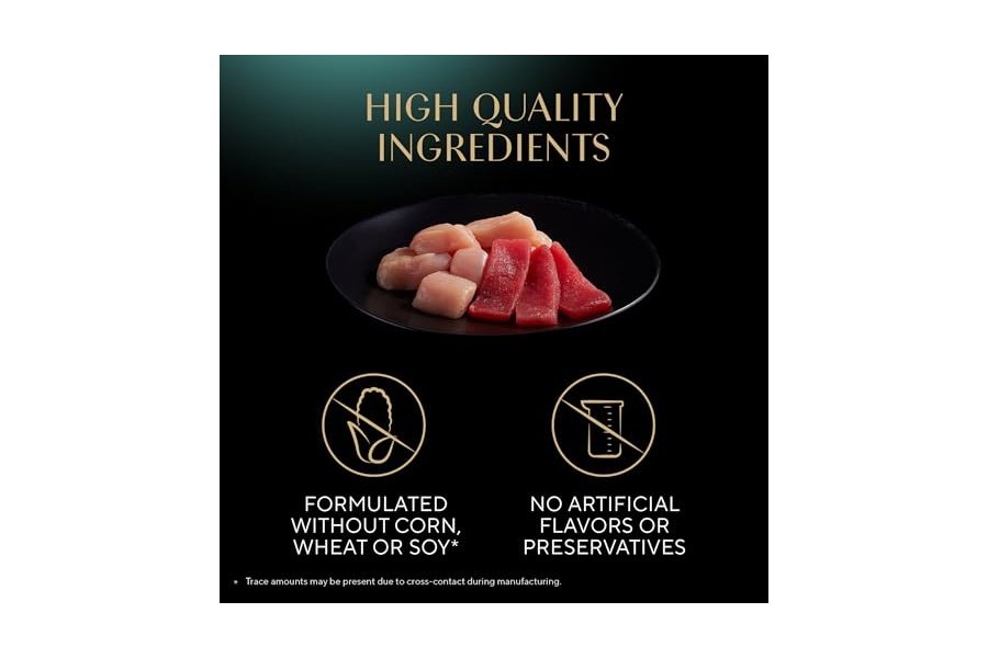 SHEBA PERFECT PORTIONS Bandejas de comida húmeda para gatos con cortes en salsa (12 unidades, 24 porciones), plato principal exclusivo de atún y pollo asado, bandejas fáciles de despegar en paquete doble - Image 4