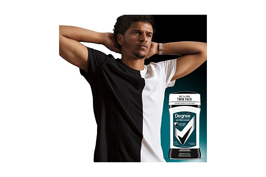 Desodorante antitranspirante Degree Men UltraClear negro y blanco, 2 unidades, 72 horas de protección contra el sudor y el mal olor para hombres con tecnología MotionSense, 2.7 oz - Image 6