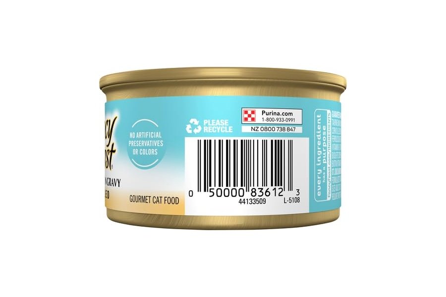 Comida húmeda gourmet para gatos Fancy Feast, atún en salsa, a la parrilla, lata individual de 85 g - Image 12