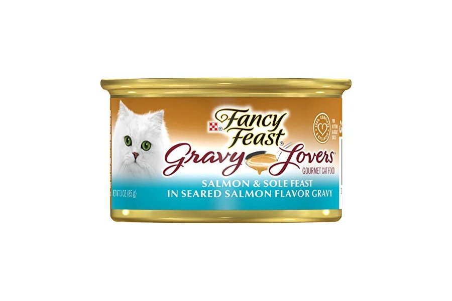 Alimento para gatos Fancy Feast Gravy Lovers, 3 oz (paquete de 24)