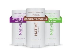 Desodorante Native con ingredientes de origen natural, 72 horas de control del olor | Desodorante para mujeres y hombres, sin aluminio, con bicarbonato de sodio, aceite de coco y manteca de karité | Clásico (paquete de 3)