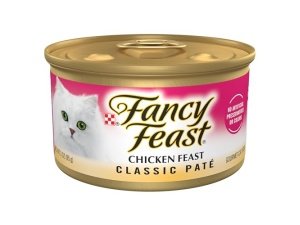 Purina Fancy Feast Chicken Feast Classic Grain Free - Paté húmedo para gatos (paquete de 24) latas de 85 g