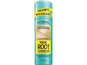 L'Oréal Paris Magic Root Cover Up Spray para rubias con raíces oscuras, corrector de color, sin amoníaco ni peróxido, rubio claro, 2 fl. oz.