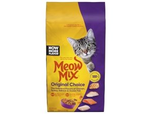 Alimento seco para gatos Meow Mix Original Choice, bolsa de 2.9 kg
