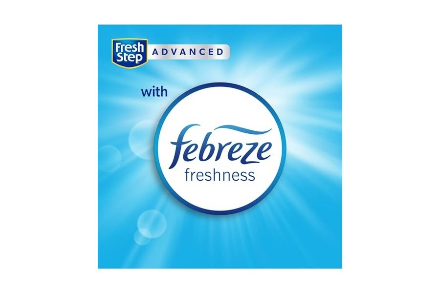Arena aglomerante avanzada Fresh Step con Febreze Freshness y aroma Gain, combate el mal olor al contacto, 16 kg (2 cajas de 8,3 kg) (El paquete puede variar) - Image 6