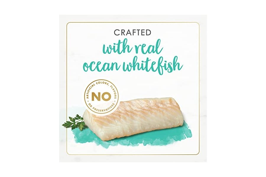 Alimento húmedo para gatos Purina Fancy Feast, receta de pescado blanco del océano, paquete de 12 latas de 85 g - Image 4