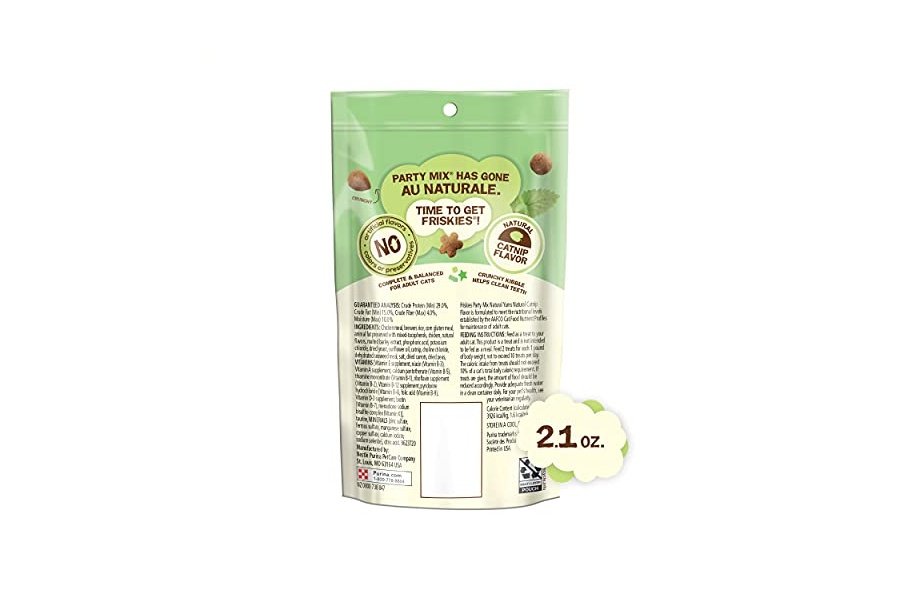 Purina Friskies, fabricado en EE. UU., premios naturales para gatos, mezcla para fiestas, sabor a hierba gatera Natural Yums - (paquete de 10) bolsitas de 54 g - Image 6