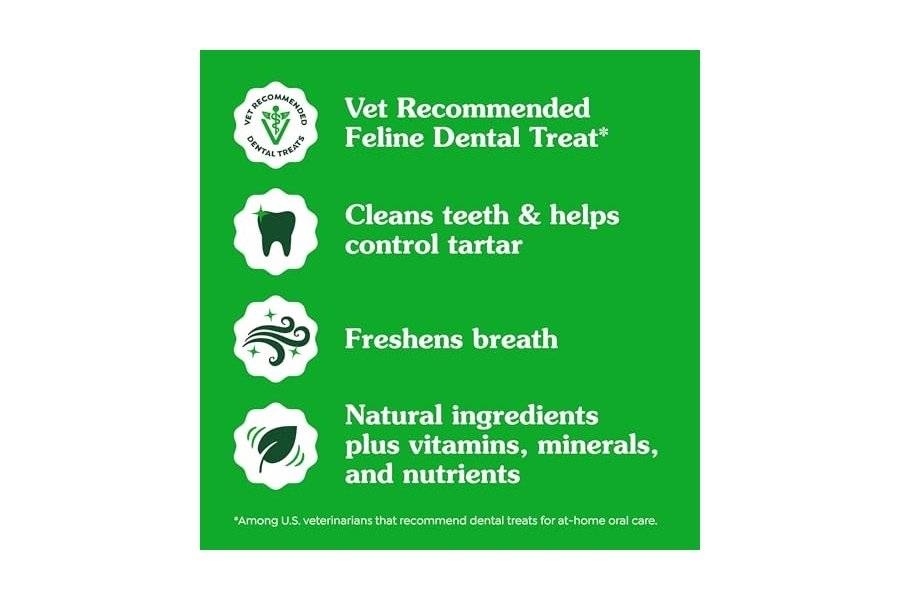 Premios para gatos Greenies Feline Natural Dental Care con sabor a atún, envase de 593 g - Image 4