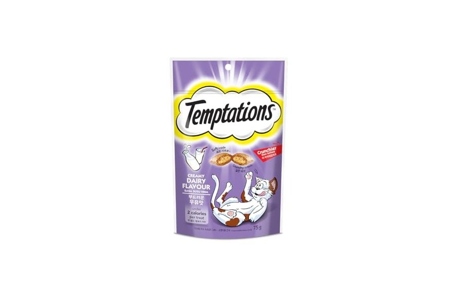 TEMPTATIONS Golosinas clásicas para gatos con sabor cremoso a lácteos, 3 onzas (paquete de 12) - Image 5