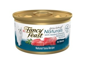 Alimento húmedo para gatos Purina Fancy Feast Gourmet Naturals con atún en salsa - (Paquete de 12) Latas de 85 g