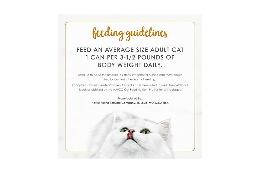 Purina Fancy Feast Paté de pollo tierno y hígado para gatos, clásico, sin cereales - (Paquete de 24) Latas de 85 g - Image 7
