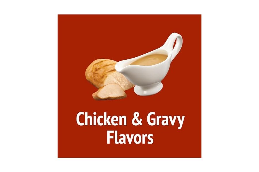 Premios para gatos Purina Friskies, mezcla para fiestas con salsa crujiente y deliciosos sabores de pollo y salsa - Bolsa de 590 g - Image 3