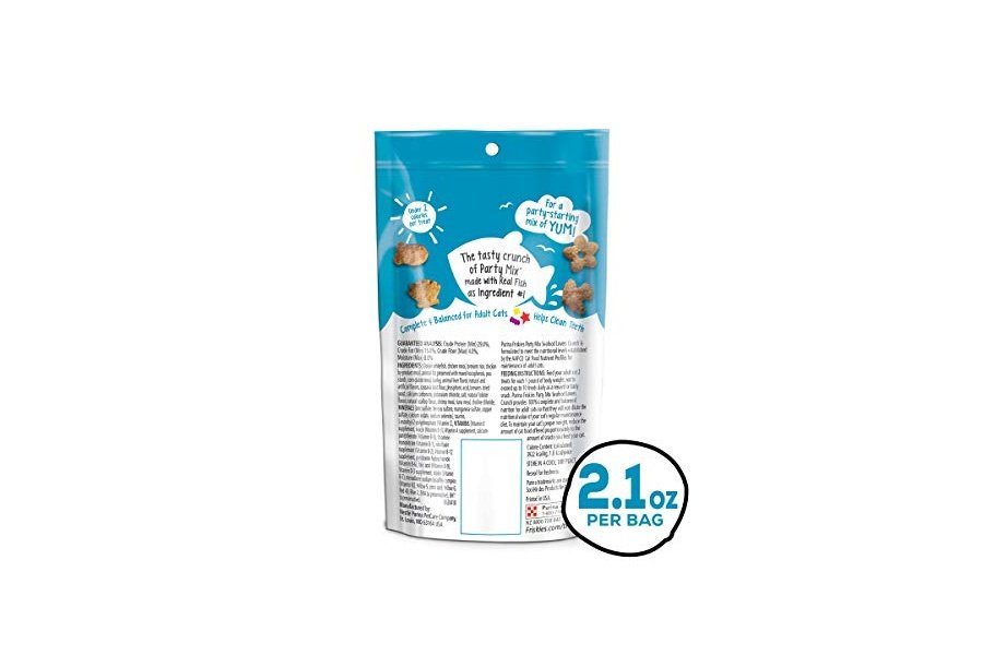 Friskies - Premios para gatos (fabricados en EE. UU.), mezcla para fiestas, mariscos crujientes - (10) bolsas de 54 g - Image 8