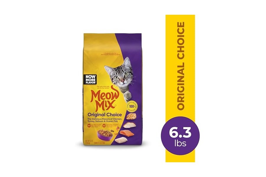 Alimento seco para gatos Meow Mix Original Choice, bolsa de 2.9 kg - Image 2