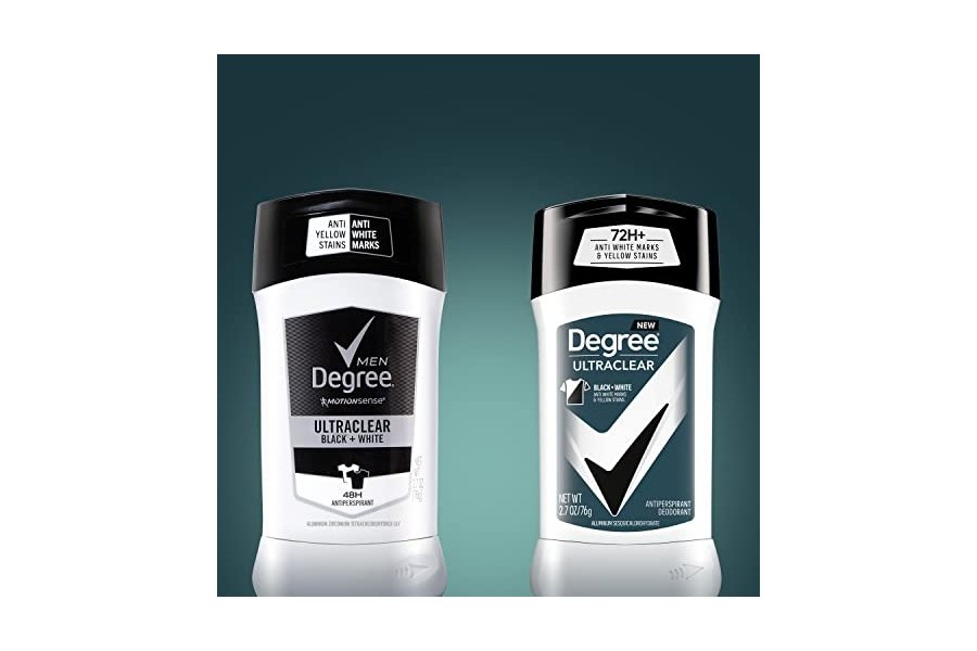 Desodorante antitranspirante Degree Men UltraClear negro y blanco, 2 unidades, 72 horas de protección contra el sudor y el mal olor para hombres con tecnología MotionSense, 2.7 oz - Image 9