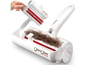 Rodillo quitapelusas reutilizable Chom Chom Roller para mascotas - Eliminador de pelos de gatos y perros ChomChom para muebles, sofás, alfombras, ropa y ropa de cama - Herramienta portátil para eliminar pelos en múltiples superficies