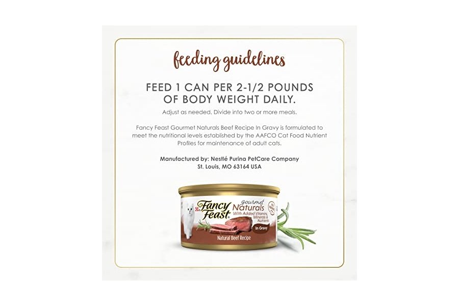 Alimento húmedo para gatos Purina Fancy Feast Natural Gourmet Naturals con receta de carne de res en salsa - (Paquete de 12) Latas de 85 g - Image 7