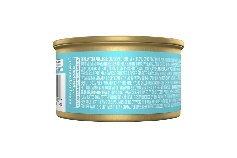 Comida húmeda gourmet para gatos Fancy Feast, atún en salsa, a la parrilla, lata individual de 85 g - Image 3