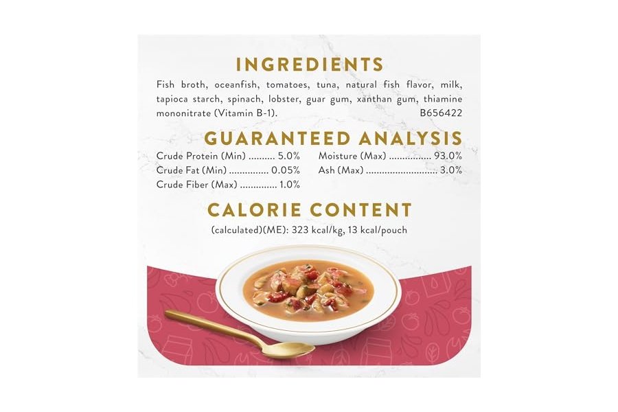 Alimento húmedo para gatos Purina Fancy Feast para lamer, con caldo, bizcocho de mariscos y toques de langosta real - (Paquete de 16) sobres de 45 g - Image 5