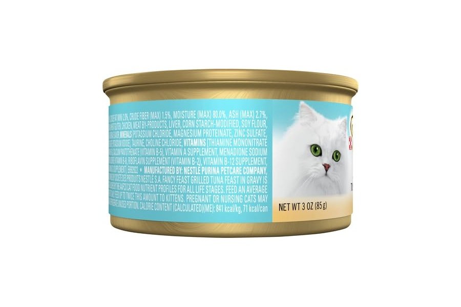 Comida húmeda gourmet para gatos Fancy Feast, atún en salsa, a la parrilla, lata individual de 85 g - Image 11