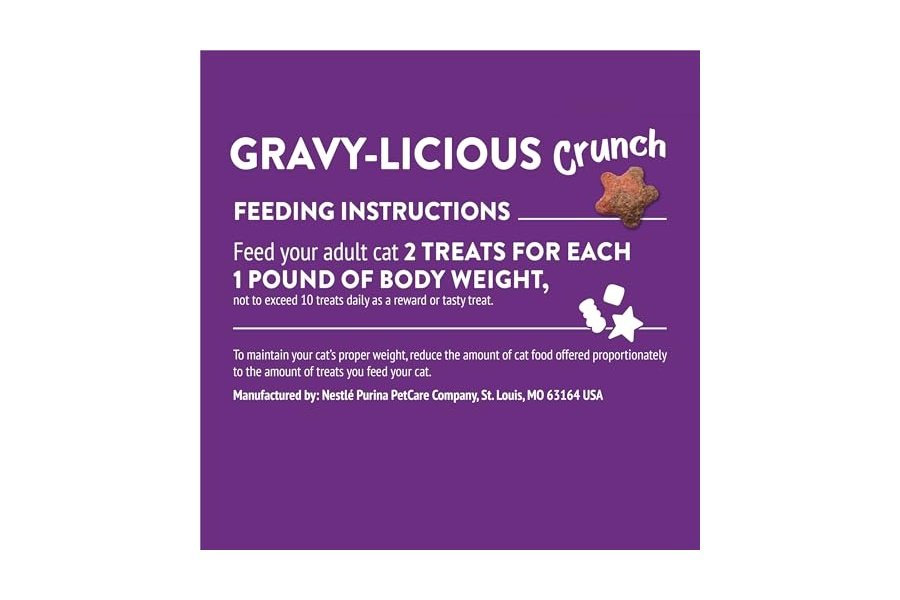 Premios para gatos Purina Friskies, mezcla para fiestas, sabor a pavo y salsa gravy-licious Crunch - (Paquete de 6) Bolsas de 177 g - Image 10