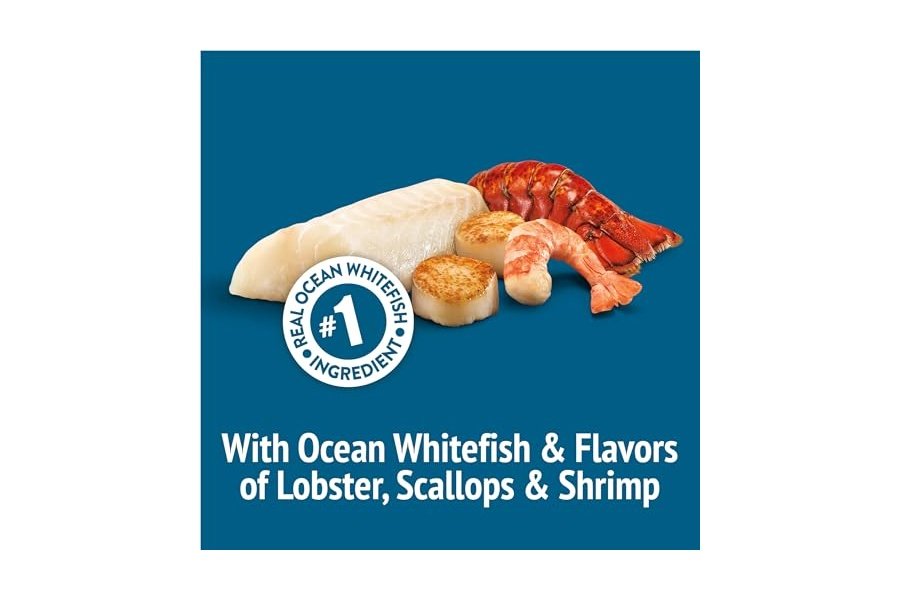 Premios para gatos Purina Friskies, mezcla para fiestas, mariscos crujientes - (Paquete de 6) Bolsas de 170 g - Image 3