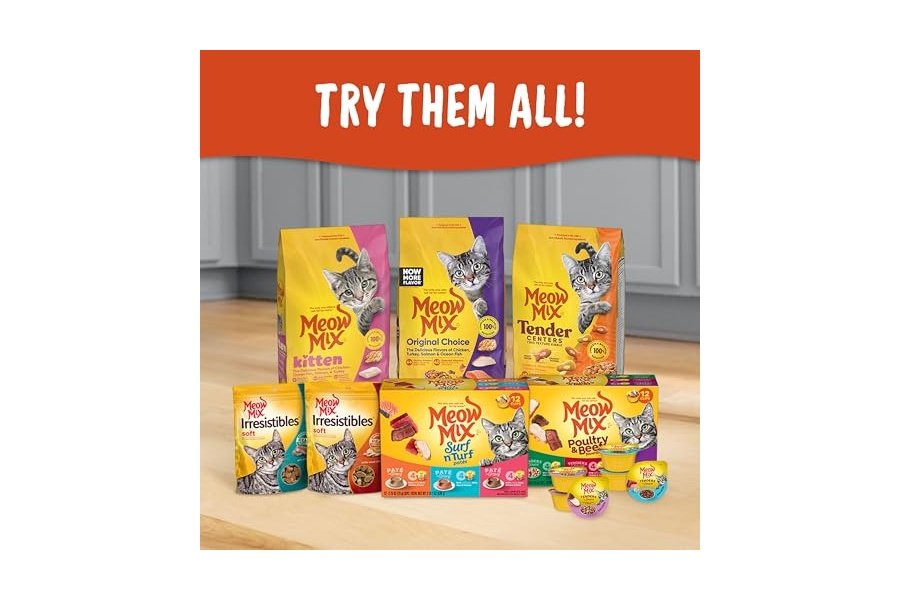 Alimento seco para gatos Meow Mix Original Choice, bolsa de 2.9 kg - Image 7