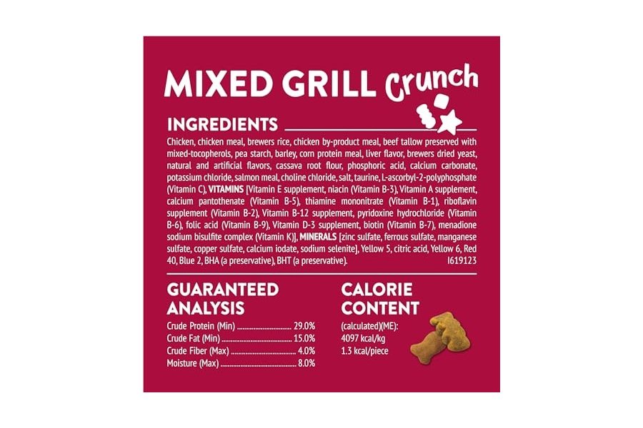 Premios para gatos Purina Friskies, Mix de fiesta, sabor a parrilla crujiente - (Paquete de 6) Bolsas de 170 g - Image 6