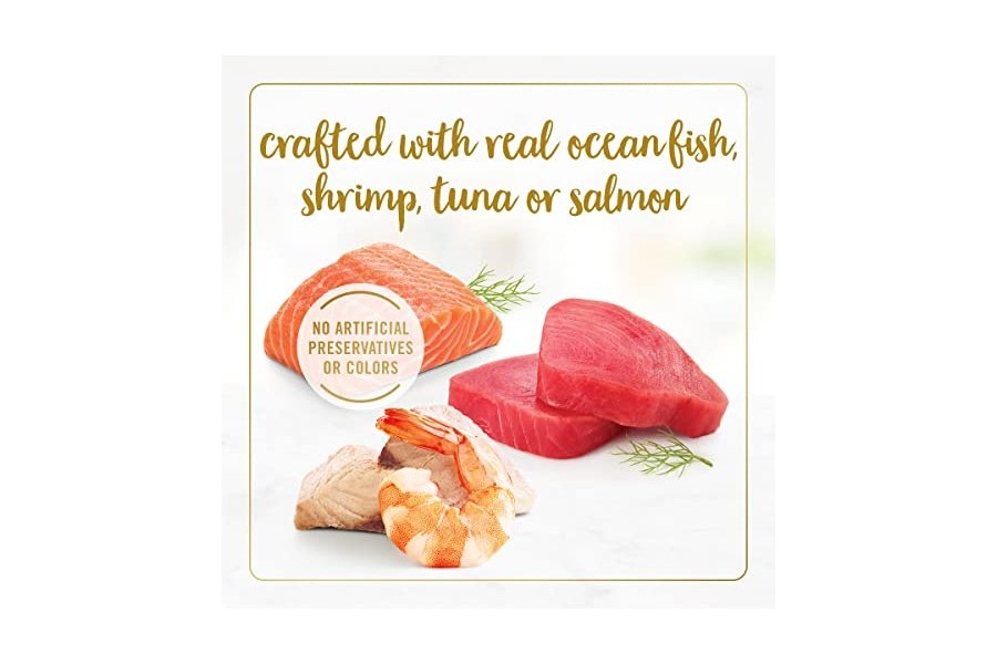Comida húmeda para gatos Purina Fancy Feast a la parrilla con mariscos en paquete variado (paquete de 24) latas de 85 g - Image 5