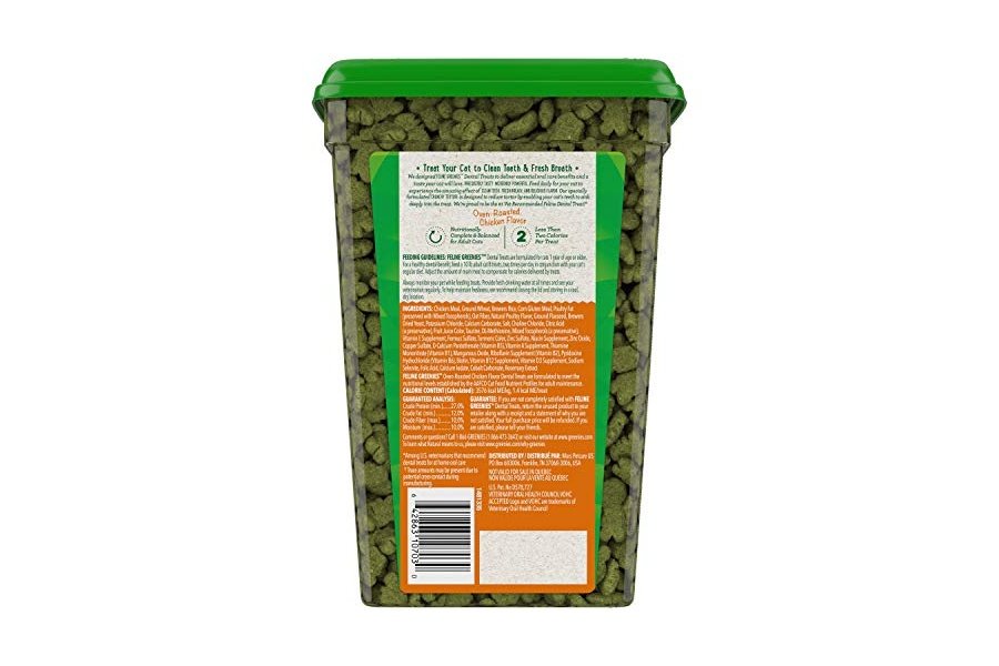 Premios para gatos Greenies Feline Natural Dental Care con sabor a pollo asado al horno, envase de 593 g - Image 2