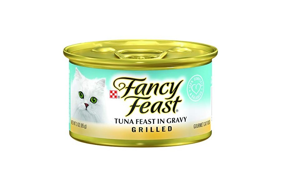 Comida húmeda gourmet para gatos Fancy Feast, atún en salsa, a la parrilla, lata individual de 85 g - Image 6