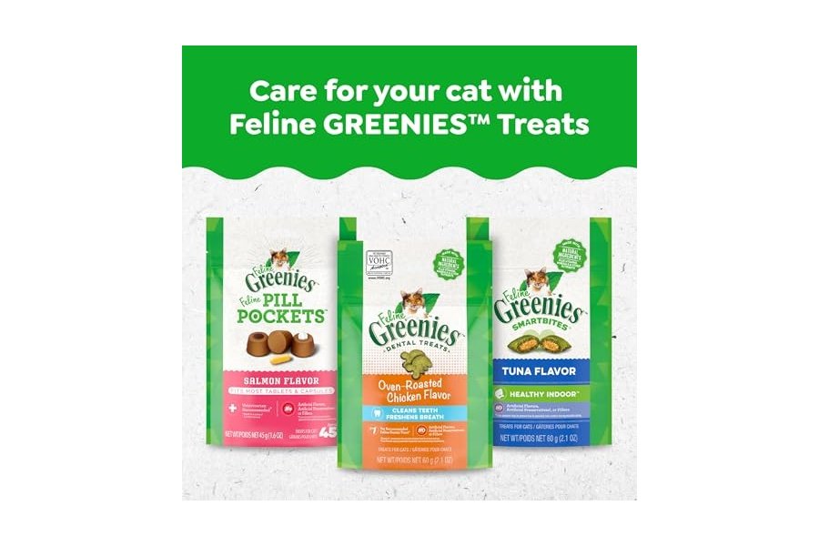 Premios dentales para gatos Greenies Feline Adult, sabor a pollo asado al horno, envase de 250 g - Image 10
