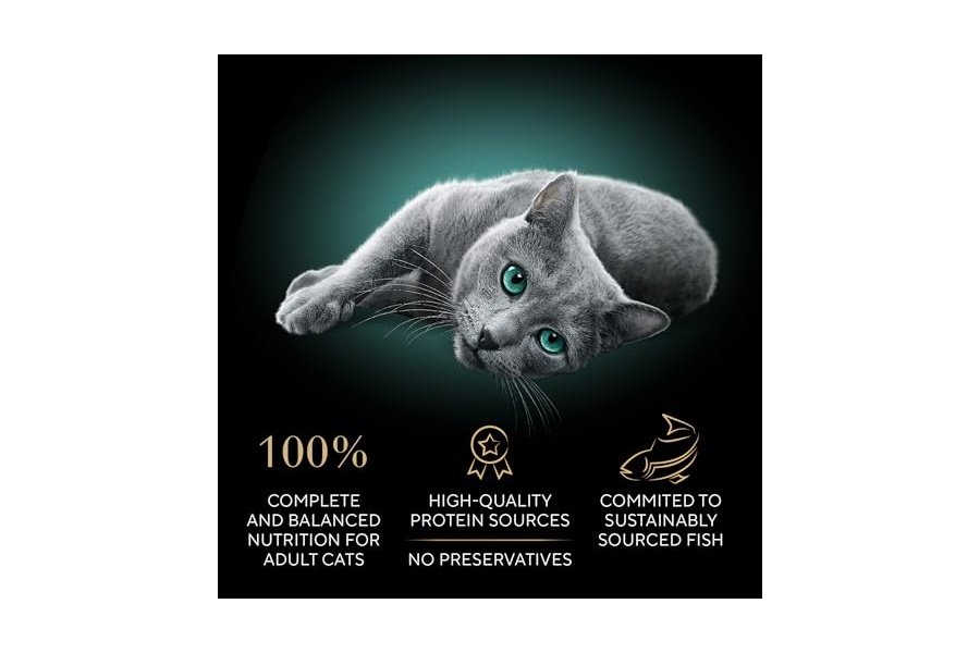 Bandejas de comida húmeda para gatos Sheba Perfect Portions Cuts in Gravy (24 unidades, 48 ​​porciones), paquete variado de salmón, trucha y atún sostenible, bandejas fáciles de despegar en paquetes dobles. - Image 5