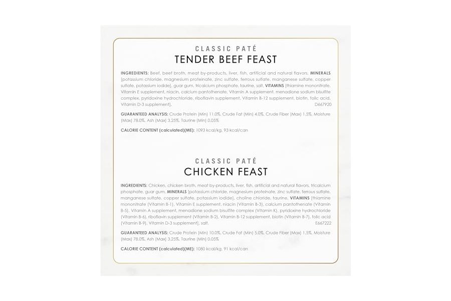 Fancy Feast - Colección de Paté Clásico de Aves y Carne de Res, Alimento Húmedo para Gatos sin Granos, Paquete Variado - (Paquete de 30) Latas de 85 g - Image 6
